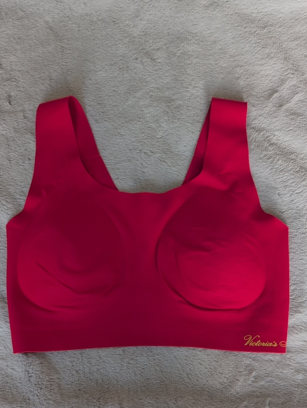 Victoria's Secret Wireless Scoop Bralette - Red